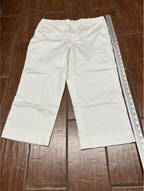 Ralph Lauren Golf Capri /pants White Size 12 EUC